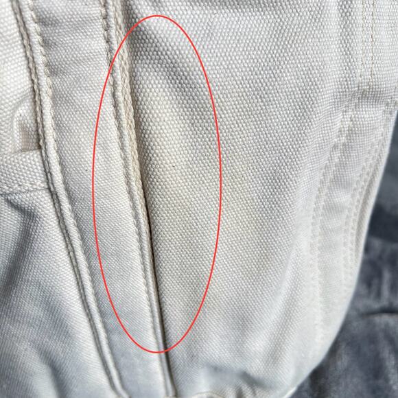 Lands End Medium Natural Open Top Canvas Tote Bag - Picture 10 of 12